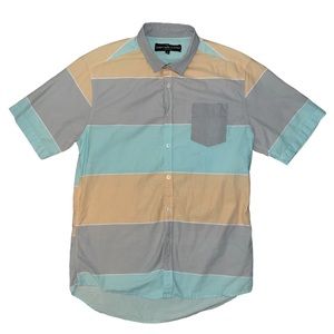 Pastel Button-Down Pocket Tee